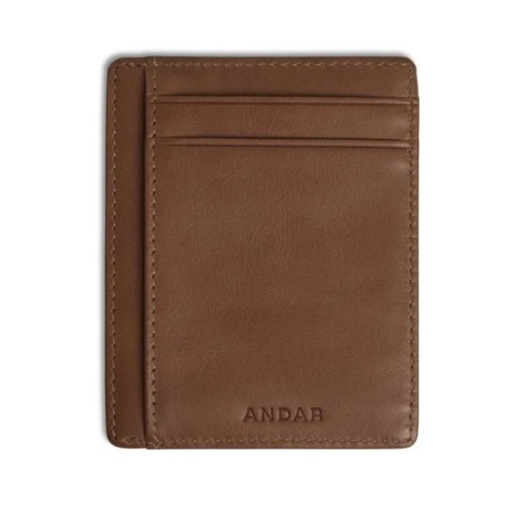 Andar The Scout Brown Leather Card Holder - Picture 10 of 10
